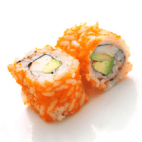 Maki tobiko roll crevette avocat x8