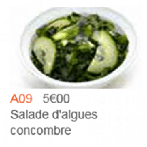 Salade d'Algues Concombre