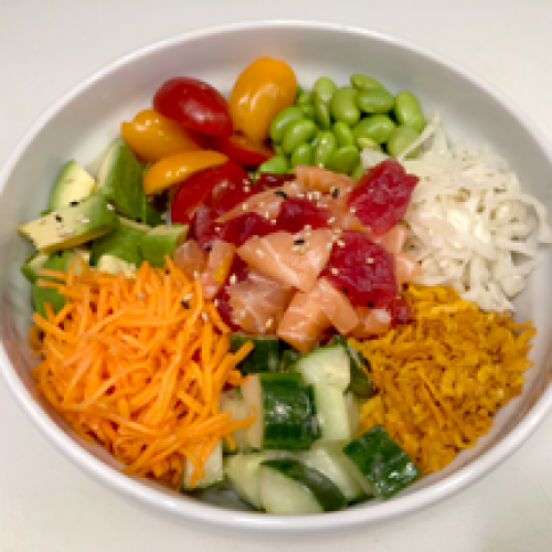 Poke Bowl Thon et Saumon