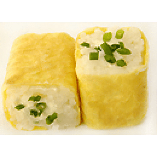 Egg roll's chevre ciboulette