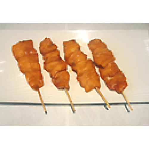 Menu brochettes saumon