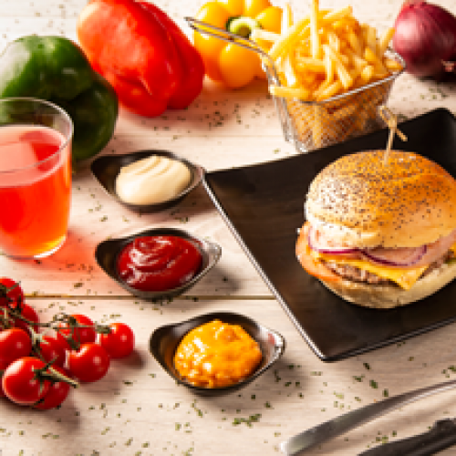 Royal bacon burger menu