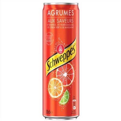 Schweppes agrumes 33cl