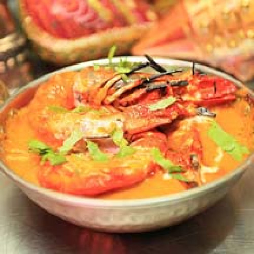 Gambas au curry