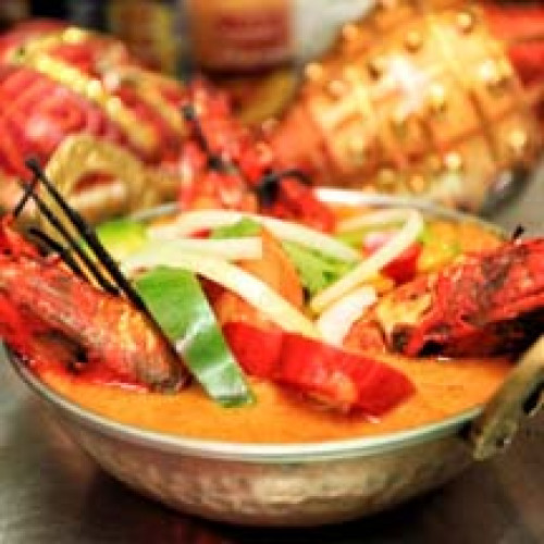 Gambas tikka masala