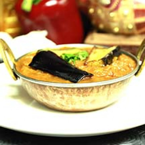 Aubergines au curry