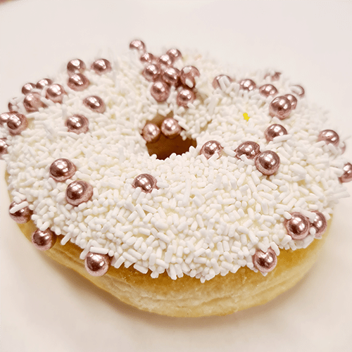 White luxury donut