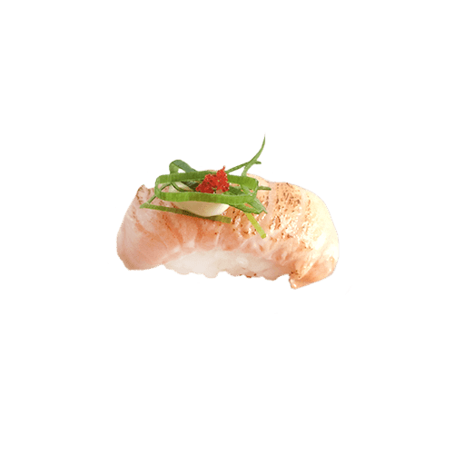 Aburi sake nigiri