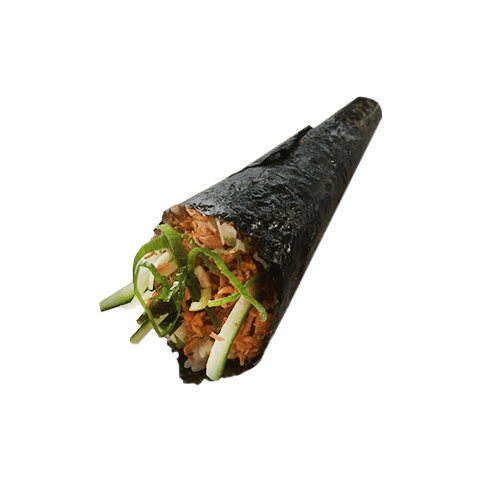 Spicy sake handroll