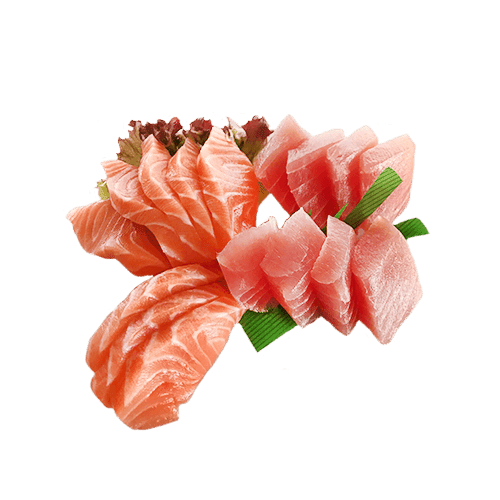Sashimi zalm en tonijn