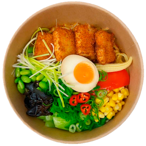 Vegetarische spicy ramen