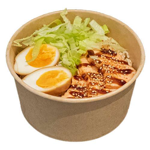 Bami soep zalm