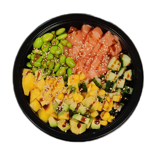 Salmon pokébowl