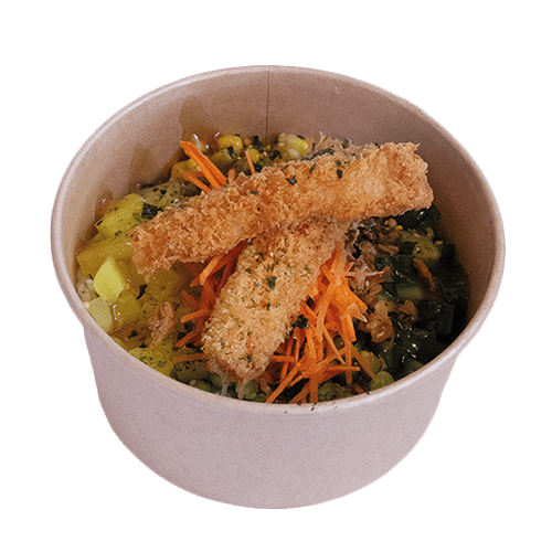 Poky's bowl ebi fry