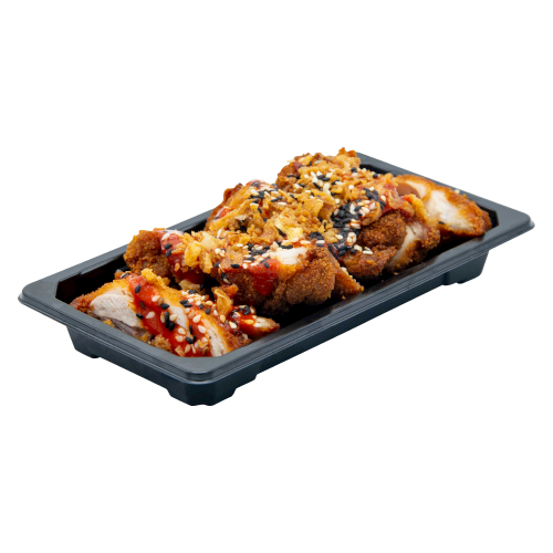 Portion of spicy chicken
