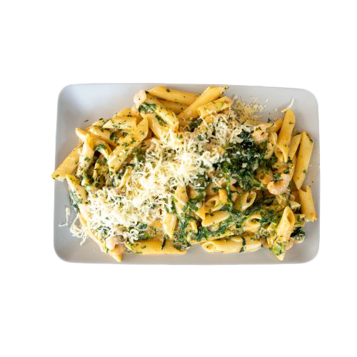 Pasta gambretti alla Qubilai