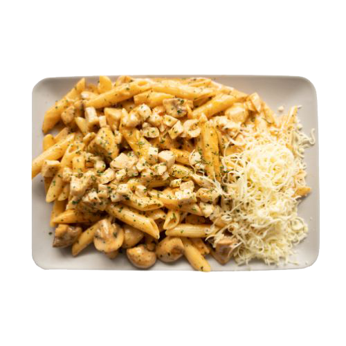 Pasta pollo funghi