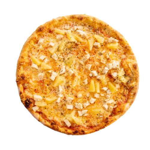 Pizza pollo Hawaï