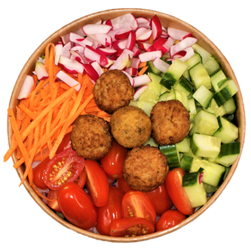 Falafel vegan poké