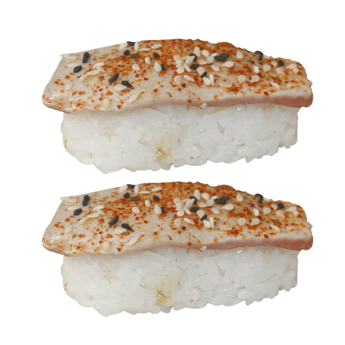 Nigiri flambéed tuna