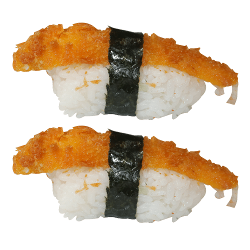 Nigiri deep fried shrimps