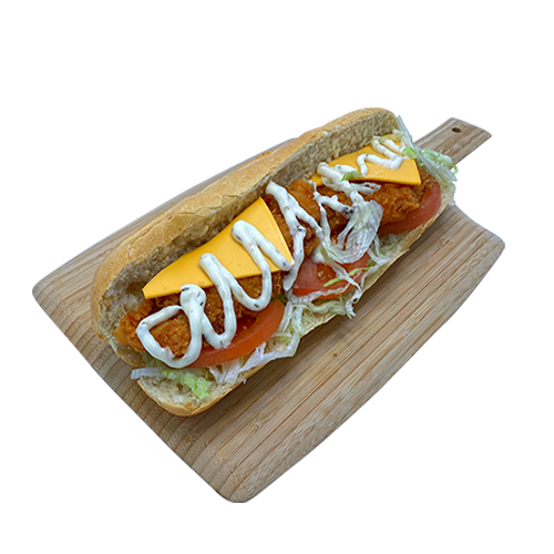 Baguette met grill kipfilet