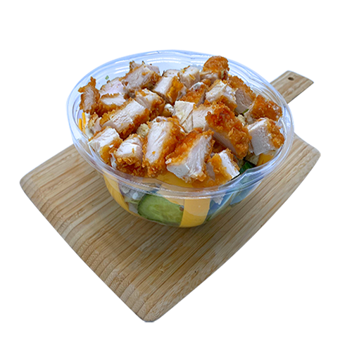 Fried chicken salade