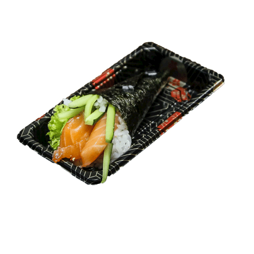 Sake temaki