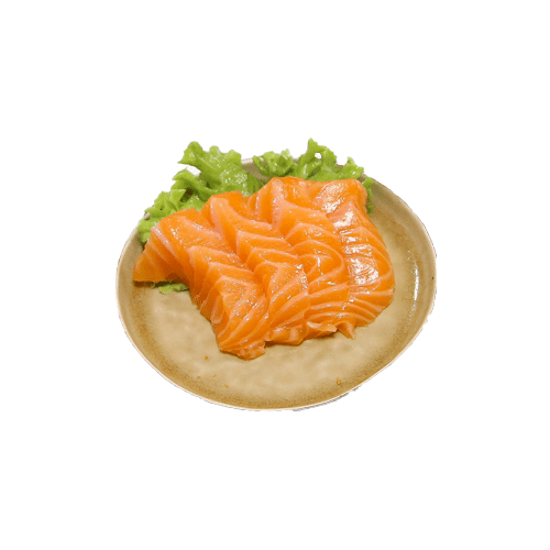 Salmon sashimi