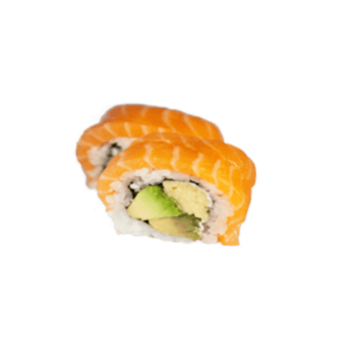 Salmon cheese maki