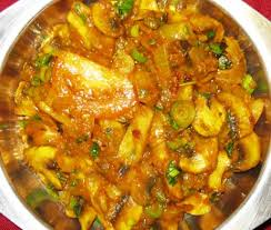 Mushroom bhaji
