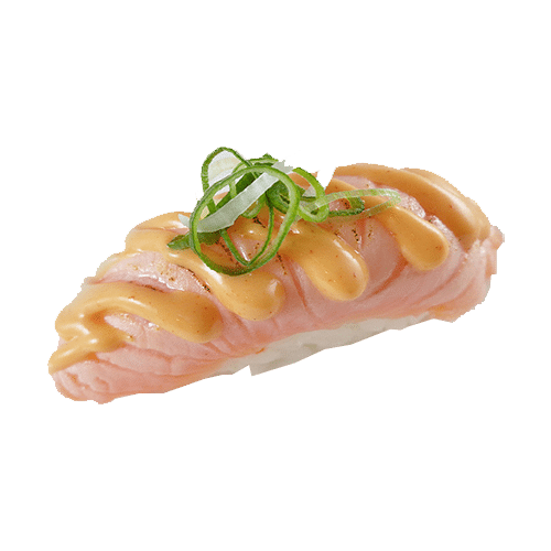 Nigiri flambé sake