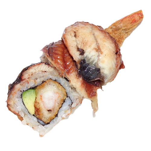 Flaming dragon roll, 4 stuks