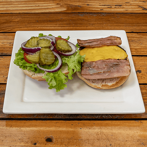 Bacon cheese burger