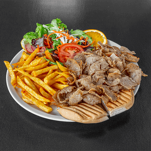 Döner kebab schotel