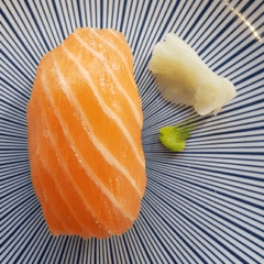 Nigiri rauwe zalm