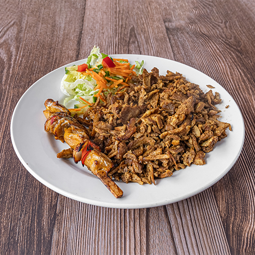 Shoarma & shaslick schotel