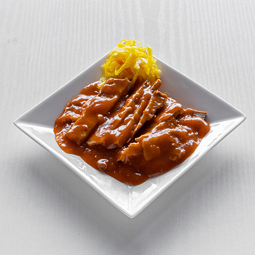Babi pangang with spicy sauce