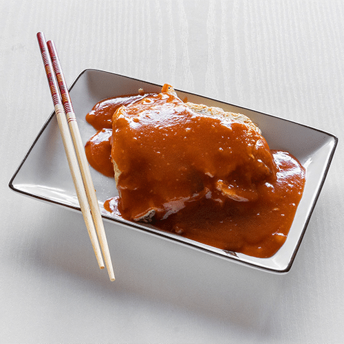 Foe yong hai with meat
