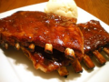 Grilled spicy spare ribs