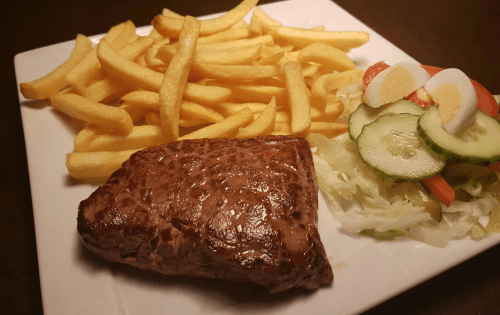 Biefstuk menu