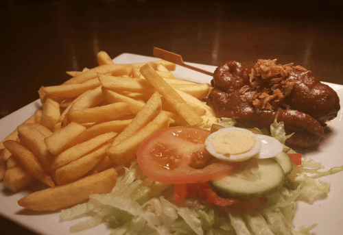 Kipsaté menu