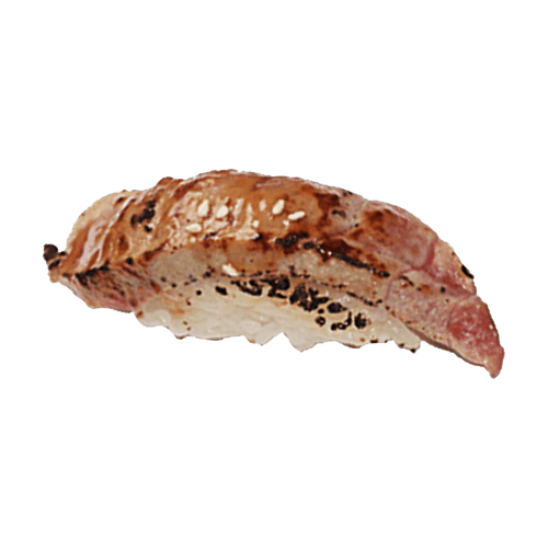 Geflambeerde tonijn nigiri