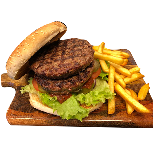Double monster angus menu