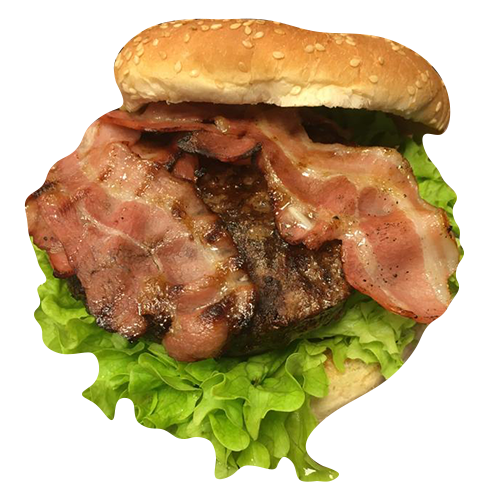 Bacon angus burger