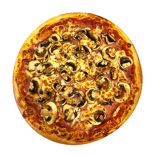 Pizza prosciutto e funghi