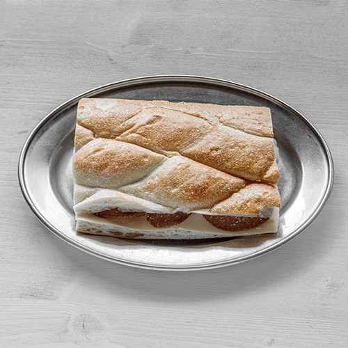 Turkish grilled cheese and sausage sandwich