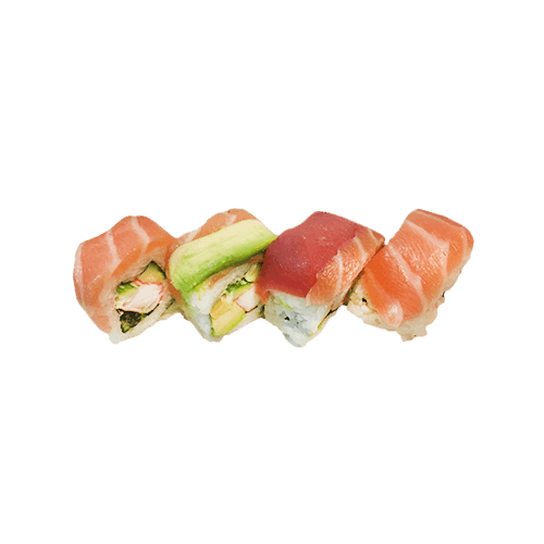 Rainbow special maki 4 pieces