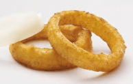 8 Beer battered onion rings