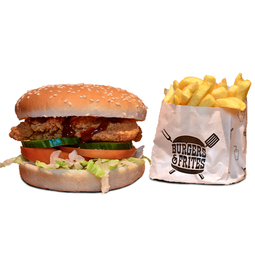 Crispy chicken bbq menu